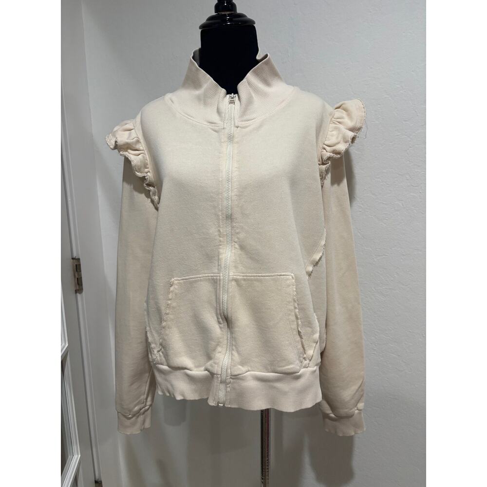 Anthropologie Daily Practice Zip up Hoodie SZ L - Picture 2 of 2